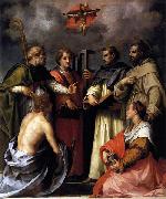 Andrea del Sarto Disputation on the Trinity France oil painting artist